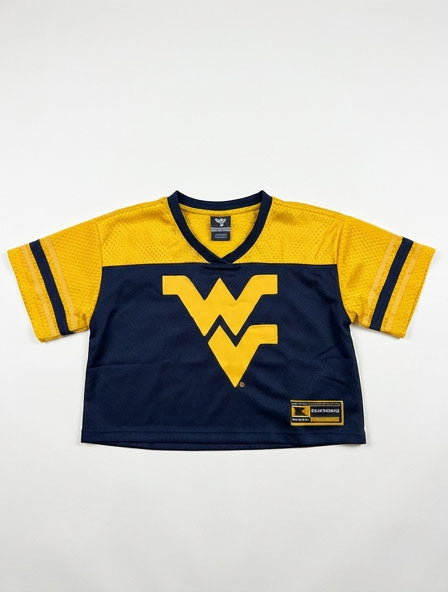 WVU Womens All Day Bling Jersey
