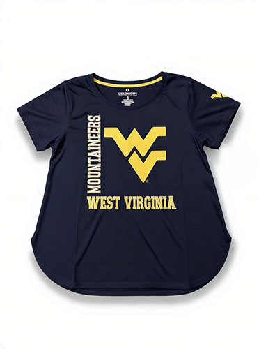 WVU Womens Work to Live Tee