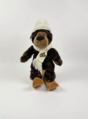 WVU Cozy Fred Ski Bear