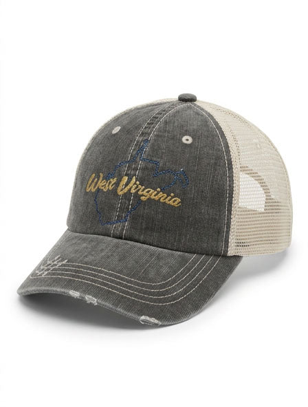 WVU Grey Womens Hat