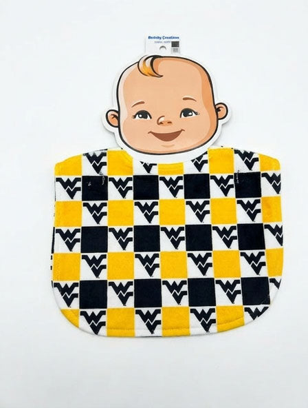 WVU Baby Bib