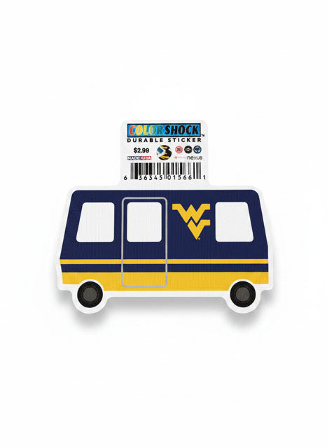 WVU Durable Sticker