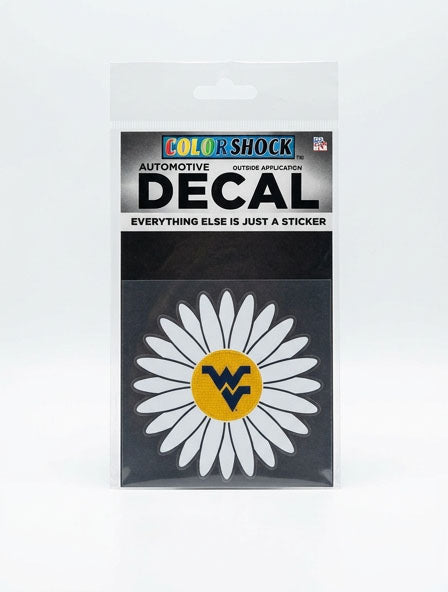 WVU Daisy Decal