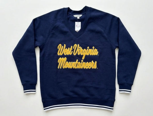 WVU Womens Vneck Crew