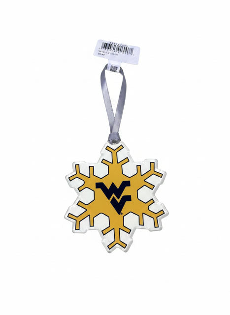 WVU Snowflake Ornament
