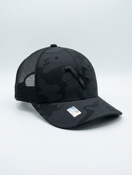 WVU Mens Camo Flex Hat