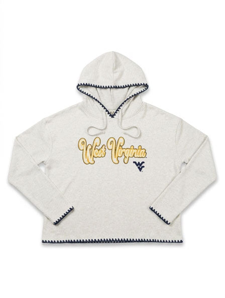 WVU Womens Hooded Top