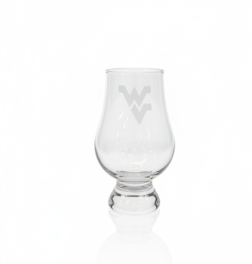 WVU 6 OZ Whiskey Flute