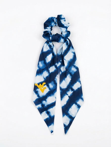 WVU Tie Dye Scrunchie