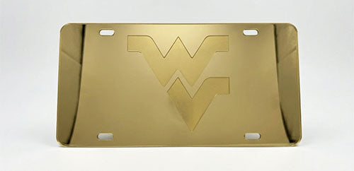 WVU License Plate