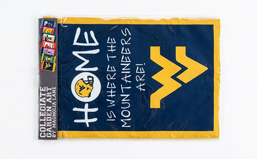 WVU Home Garden Flag