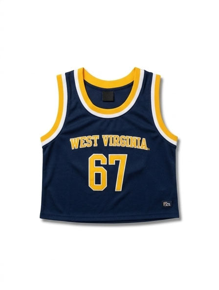 WVU Cropped Basketball Jersey