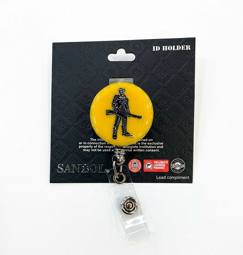 WVU Mountaineer Man Badge Reel
