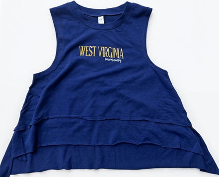 WVU Youth Flowy Tank