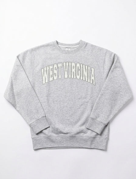 WVU Womens Ash Crew