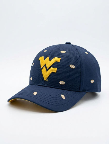 WVU Womens Dad Fit Football Hat