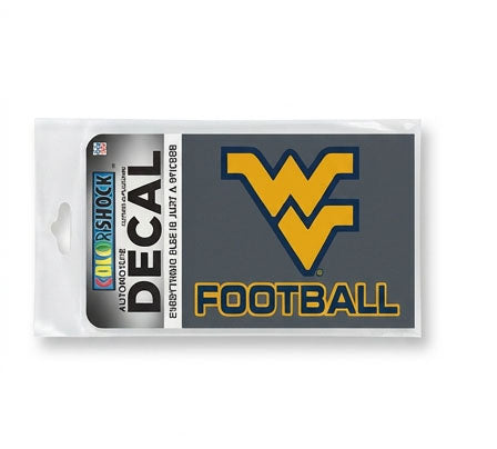 WVU Logo Football Decal