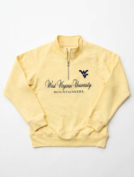 WVU Womens Sanded Quarter Zip