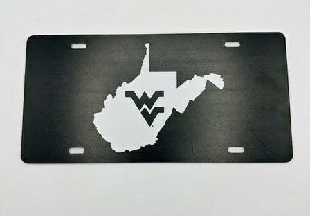WVU License Plate