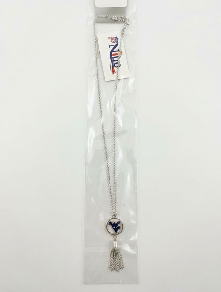WVU Tassel Necklace