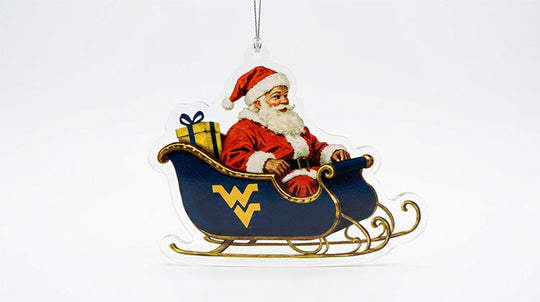 WVU Christmas Tree Ornament