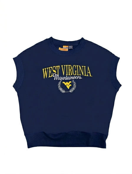 WVU Womens Peak Sleeveless Crew
