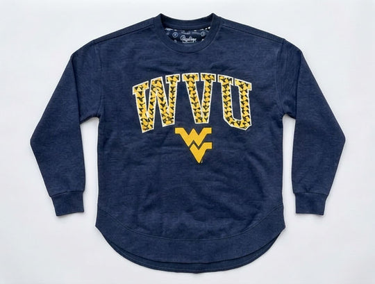 WVU Womens Norfolk Poncho Crew