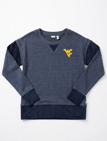 WVU Womens Restful Crew Neck