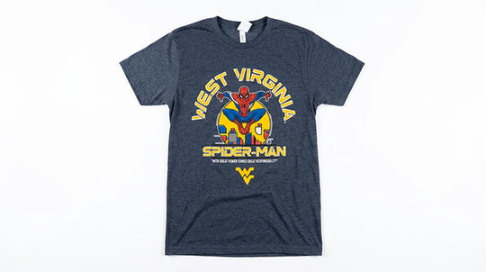 WVU Marvel City Mens Tee