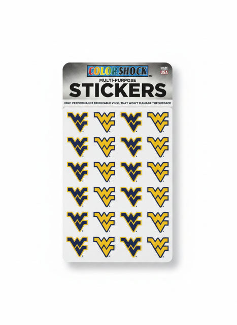 WVU Sticker Sheet