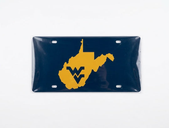 WVU License Plate