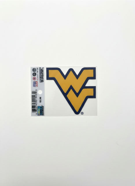 WVU Static Decal
