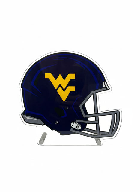 WVU Acrylic Helmet Stand