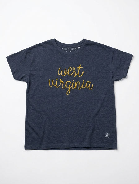 WVU Swirl String Tee