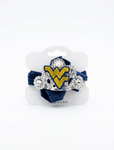 WVU Baby Tiara Headband
