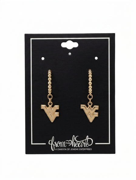 WVU Corey Earrings