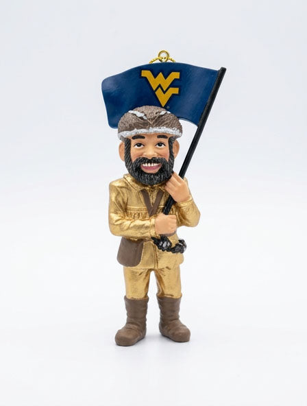 WVU Mascot Christmas Ornament