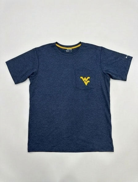 WVU Mens Tech Trail Tee
