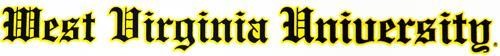WVU Fancy Script Decal