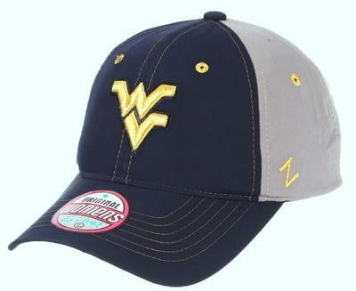 WVU Feisty Hat With Gold