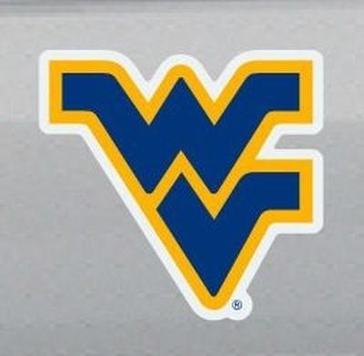 WVU Mini Flying WV Magnet