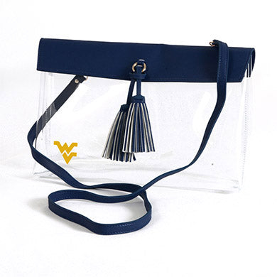 WVU Rara Clear Purse