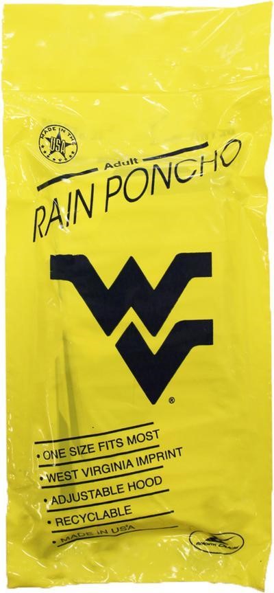 WVU Lightweight Rain Poncho