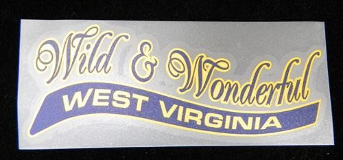 WVU Wild & Wonderful Decal