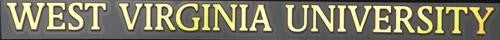 WVU 18 Inch Long Decal