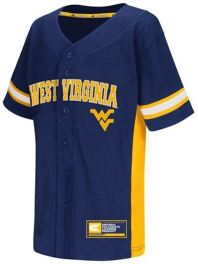WVU Youth Strike Zone Baseball Jersey