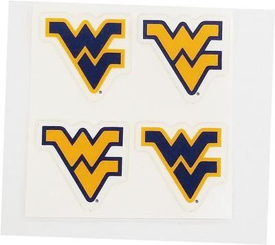 WVU Waterless Face Tattoos