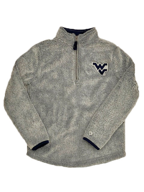 WVU Girls Puffer Fish Half Zip Pullover