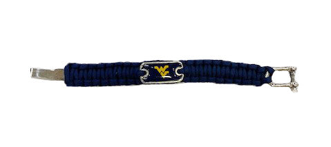 WVU Cord Bracelet