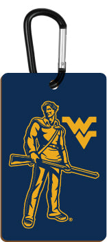 WVU Wooden Luggage Tag